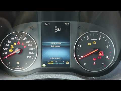 Видео: Mercedes Sprinter 2019+ Сброс сервисного обслуживания (сброс масла)