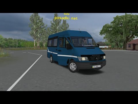Видео: Гоняю на Mercedes Sprinter по карте Чистогорск в OMSI 2!!