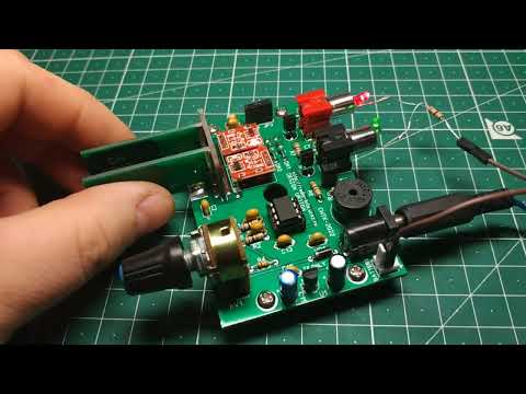 Видео: Сенсорный электронный телеграфный ключ CW touch key на ATtiny13