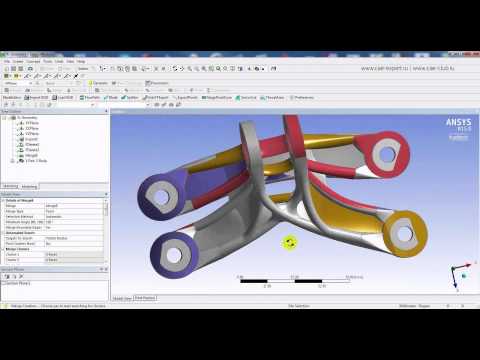Видео: Особенности импорта в ANSYS геометрических моделей из CAD-систем