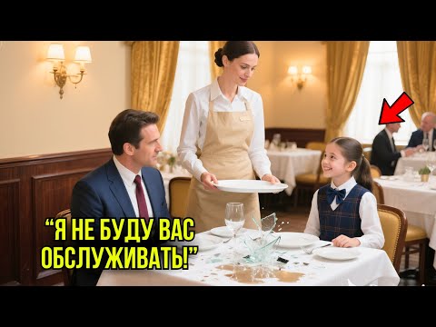 Видео: Никто Не Мог Справиться С Наглой Дочерью Миллиардера – Пока Официантка Не Поставила Её На Место...