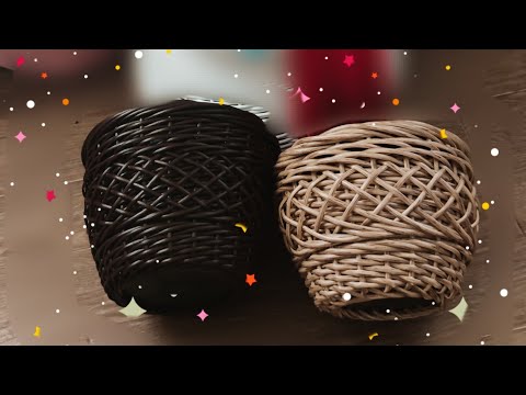 Видео: Плетение из ротанга/сокращаем время плетения!