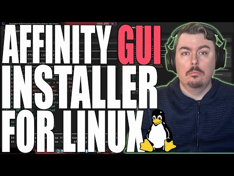 Видео: Графический интерфейс установщика Affinity Suite Linux теперь доступен