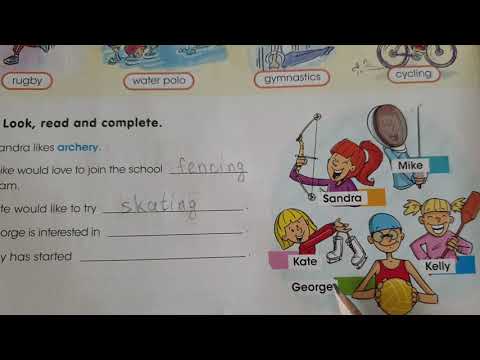 Видео: УРОК - 403: Blue Activity Book - pages 8, 9