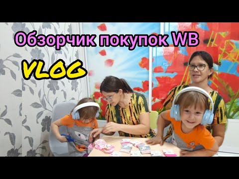 Видео: пока нас не было Они приехали Покупки на WILDBIRRIES Обзор VLOG Семейный канал ВЛОГ