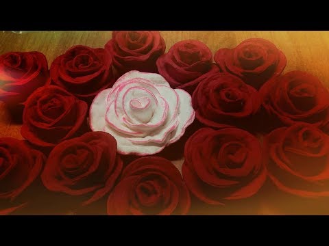 Видео: DIY// РОЗЫ ИЗ ВАТНЫХ ДИСКОВ//Мастер класс Roses from cotton pads