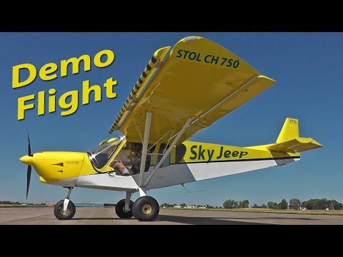Видео: Демонстрационный полет: легкий спортивно-утилитарный самолет Zenith STOL CH 750