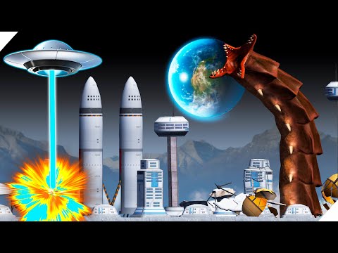 Видео: РАЗРУШИТЬ БАЗУ НА ЛУНЕ! - Игра City Smash.
