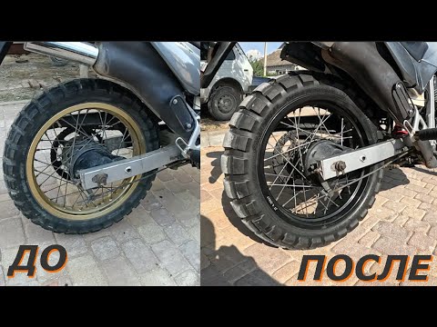 Видео: Подкачать зад HONDA Transalp 600! Как перейти на широкое колесо по уму и не дорого?