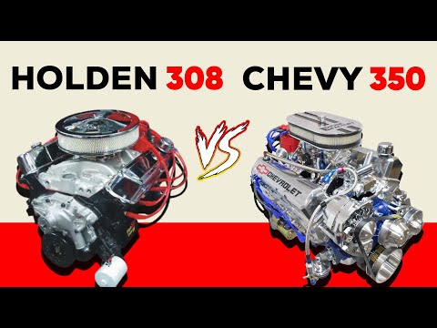 Видео: Chevy 350 V8 против Holden 308 V8 | Кто был королём?