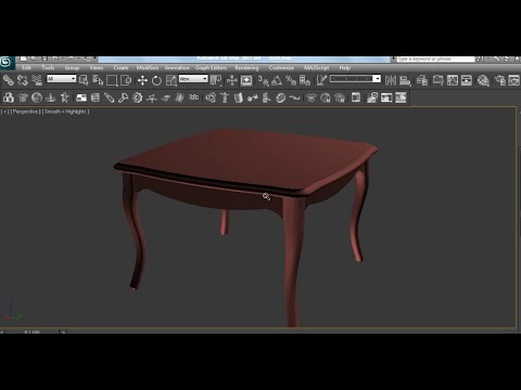 Видео: Создание интерьеров в 3DS MAX  Урок 11. Моделирование столика