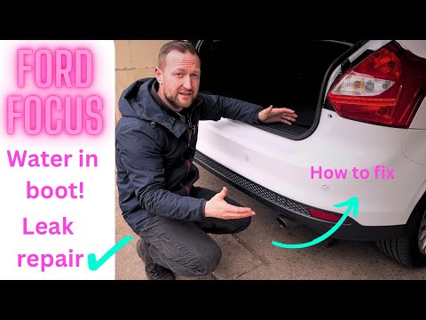 Видео: Устранение течи воды в багажнике/задних нишах для ног Ford Focus. Устранение течи.