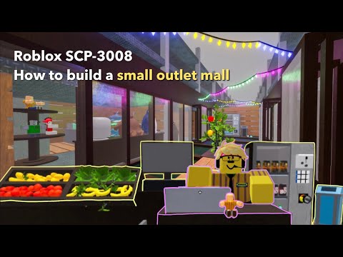 Видео: Как построить небольшой торговый центр | Идея дома Roblox SCP 3008