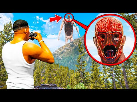 Видео: НАШЕЛ ОГРОМНОГО ВЕЛИКАНА ЛЮДОЕДА В ГТА 5! ОХОТА НА ВЕЛИКАНОВ ОБЗОР МОДА GTA 5! ГТА МОДЫ MODS