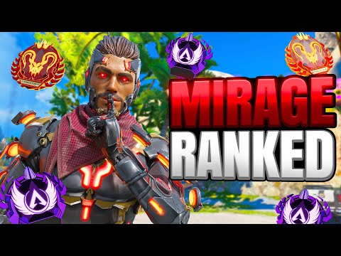 Видео: Рейтинговый игровой процесс высокого уровня Mirage — Apex Legends (без комментариев)
