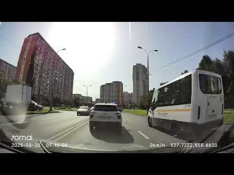 Видео: Driving in Moscow agglomeration: Текстильщики - Лыткарино - Бронницы 30/08/2025 (timelapse 4x)