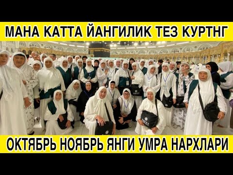 Видео: ЯНГИЛИК ТЕЗ КУРИНГ  2025 ОКТЯБРЬ НОЯБРЬ ЯНГИ УМРА НАРХЛАРИ  CENTRUM HOLIDAYS N.0014 #umra #умра 
