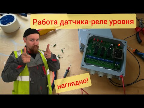 Видео: Как работает датчик-реле уровня РОС-301.