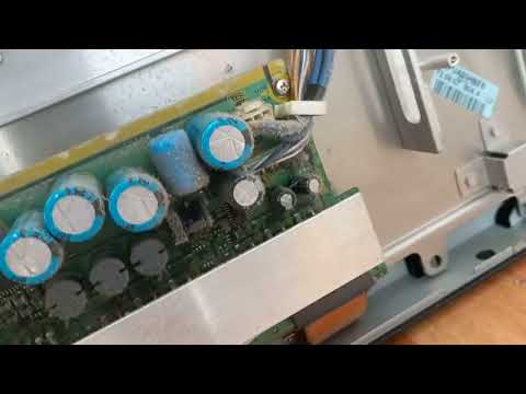 Видео: Плазма Panasonic viera не включается, код ошибки 10-10, th-r42pv7 скачок напряжения 