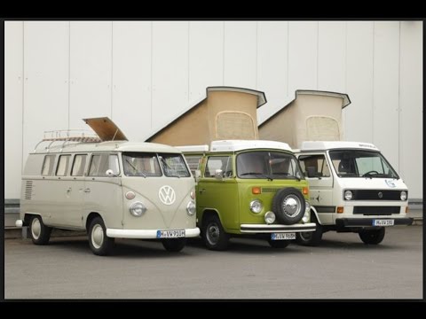 Видео: VW T1, T2, T3. Немного истории и интересных фактов.