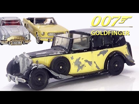 Видео: Corgi Rolls Royce Goldfinger 007. Реставрация модели и презентация моделей из этого фильма.