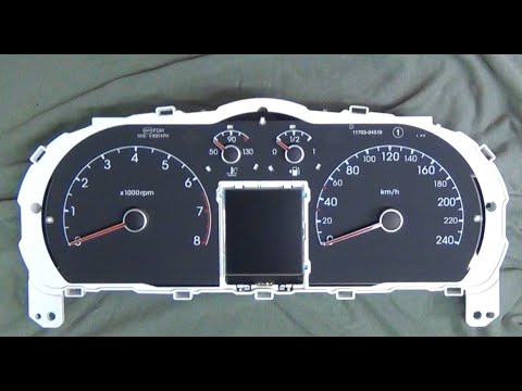 Видео: Hyundai i30 2010 замена светодиодов на панели приборов, Kombiinstrument Beleuchtung  Reparatur
