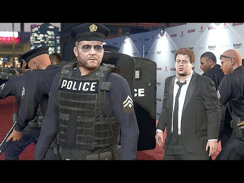 Видео: GTA 5 - ПОЛИЦИЯ👮Майкл спасает Аманду и Трейси вместе с полицией! (Миссия по спасению семьи Майкла)