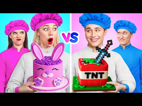 Видео: Кулинарный Челлендж: Мальчики VS Девочки | Эпичная Битва с Едой от Multi DO Smile