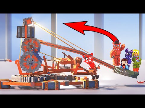 Видео: СУПЕР КАТАПУЛЬТА с АНИМАТРОНИКАМИ В TEARDOWN Володя МОДЫ в Тирдаун тирдавн