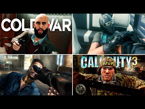 Видео: Все моменты ближнего боя в играх Call of Duty