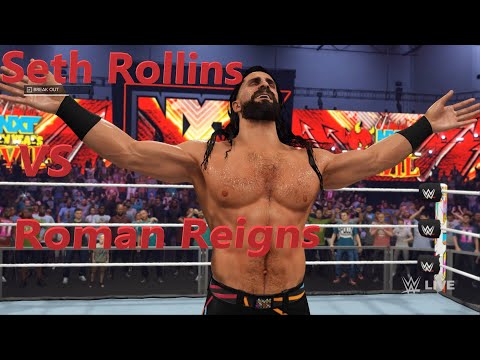Видео: Игра реслинг WWE 2K23 бой Seth Freakin Rollins (Сет Роллинс) vs Roman Reigns (Роман Рейнс)