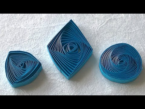 Видео: Вихревые катушки для квиллинга — как сделать простые фигуры для начинающих