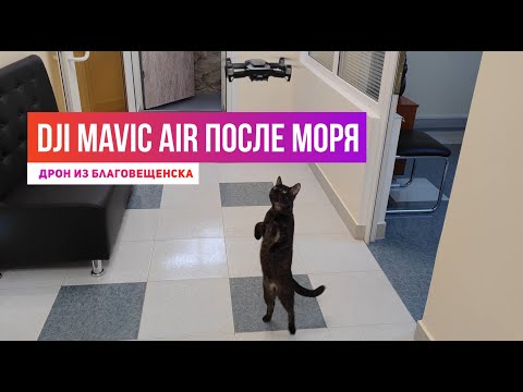 Видео: Dji mavic air после моря