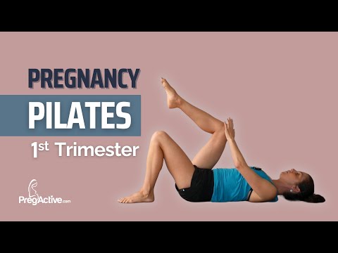 Видео: 25-минутная тренировка по пилатесу для беременных в первом триместре