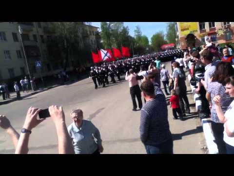 Видео: Парад 9 мая, Серпухов.
