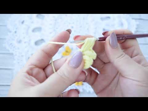 Видео: Мастер-класс "Бабочка крючком"