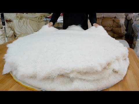 Видео: Очень пушистый! Процесс изготовления чудесной японской подушки!