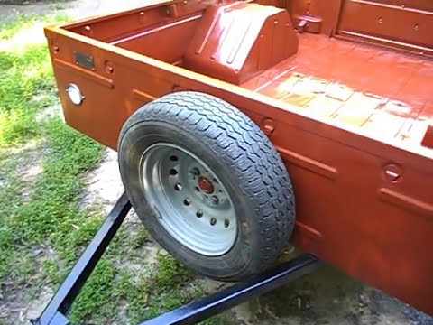 Видео: Где и как возить запаску на прицепе. Доработка автоприцепа.