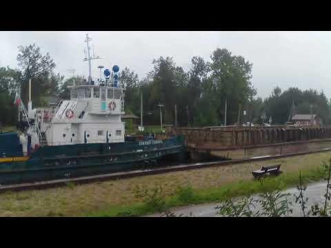 Видео: пионер Севера идёт ставить на под погрузку с Иванов бор Б-801