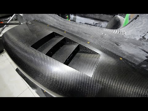 Видео: Как сделать карбоновые жабры на гоночном болиде