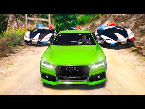 Видео: ПОГОНЯ ЗА AUDI RS7 НА ПОЛИЦЕЙСКИХ Lamborghini ! Полицейские Догонялки в ГТА 5 ОНЛАЙН!