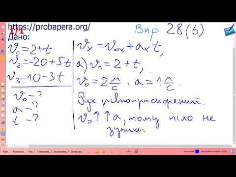 Видео: Вправа № 28 (6), фізика 9 клас, ГДЗ