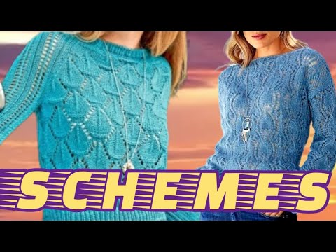 Видео: 💏 LaMa. Схемы вязания на красивые свитера. LaMa. Knitting patterns for beautiful sweaters.