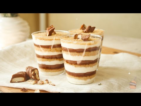 Видео: Рецепт трайфл ТВИКС (TWIX) без выпечки | Мильфей