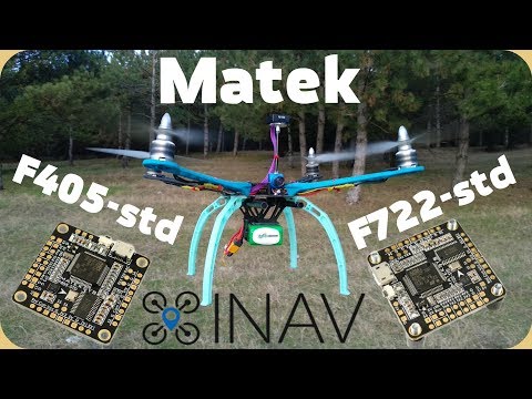 Видео: Matek F722-STD and F405-STD обзор и тесты отличных полетников под Inav !