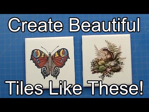 Видео: Создавайте красивые изображения на керамической плитке быстро и легко!
