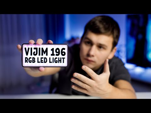 Видео: Обзор Vijim 196. Хороший RGB свет c AliExpress для YouTube.