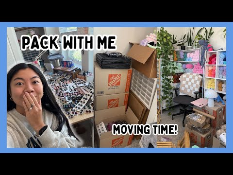 Видео: УПАКУЙТЕ И ОРГАНИЗУЙТЕ МОЙ ОФИС вместе со мной! 🧶 Я наконец-то переезжаю (с опозданием на несколь...