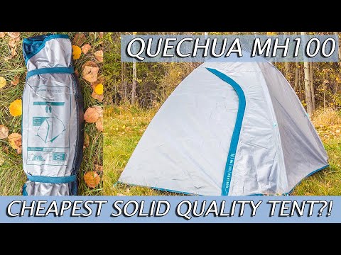 Видео: QUECHUA MH100 2 от Decathlon Полный обзор | Самая дешевая из доступных палаток хорошего качества ?!