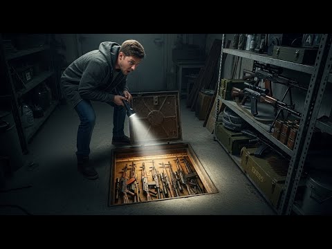 Видео: Дешёвый гараж оказался логовом торговцев оружием.